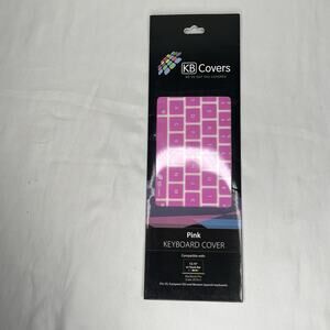 KB Covers Keyboard Cover Pink MacBook Touch Compatible with 13,15" w/ Touch Bar